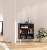 VidaXL Dressoir 57x35x70 cm spaanplaat bruin eikenkleur