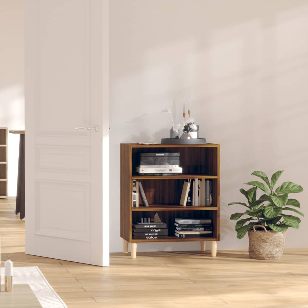 VidaXL Dressoir 57x35x70 cm spaanplaat bruin eikenkleur