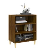 VidaXL Dressoir 57x35x70 cm spaanplaat bruin eikenkleur