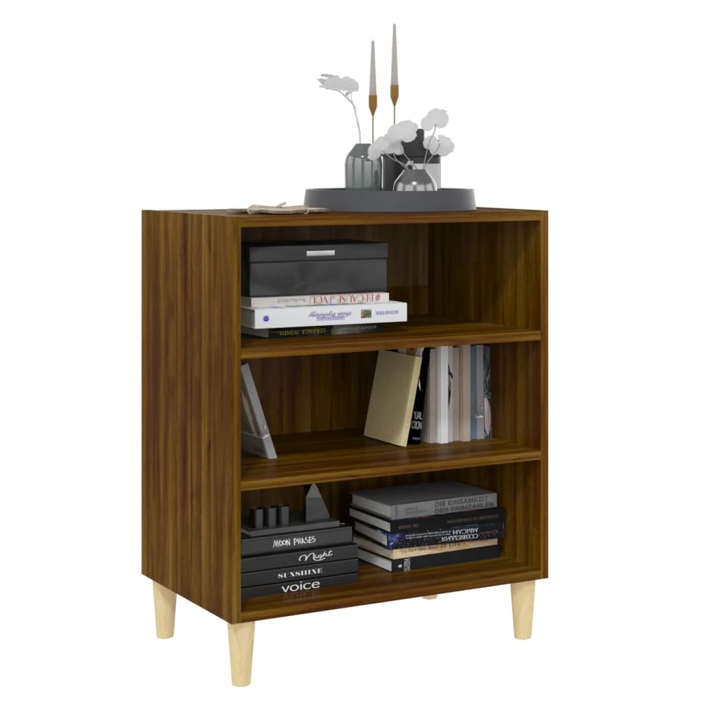 VidaXL Dressoir 57x35x70 cm spaanplaat bruin eikenkleur