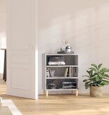 VidaXL Dressoir 57x35x70 cm bewerkt hout grijs sonoma eikenkleurig