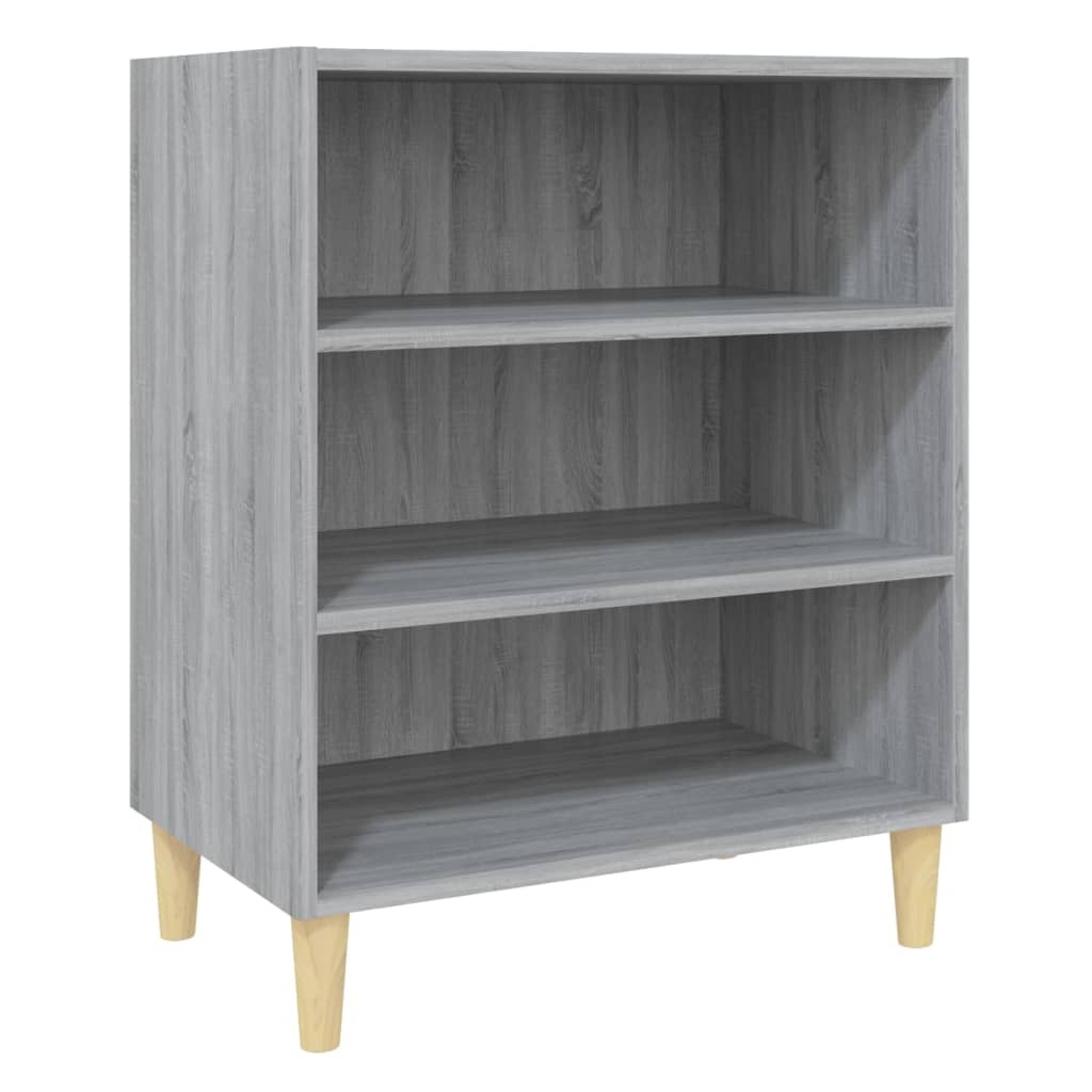 VidaXL Dressoir 57x35x70 cm bewerkt hout grijs sonoma eikenkleurig
