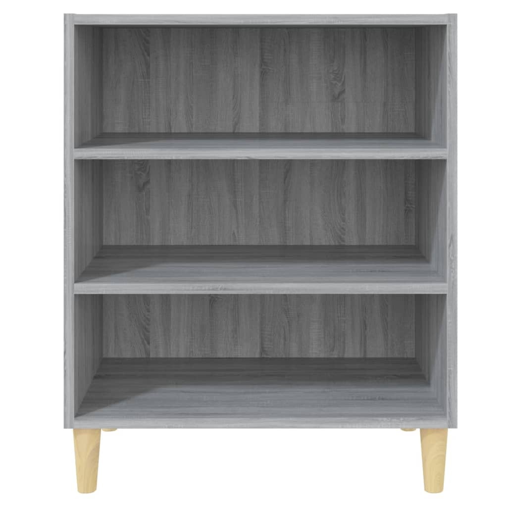 VidaXL Dressoir 57x35x70 cm bewerkt hout grijs sonoma eikenkleurig
