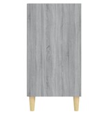 VidaXL Dressoir 57x35x70 cm bewerkt hout grijs sonoma eikenkleurig