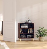 VidaXL Dressoir 57x35x70 cm bewerkt hout gerookt eikenkleurig