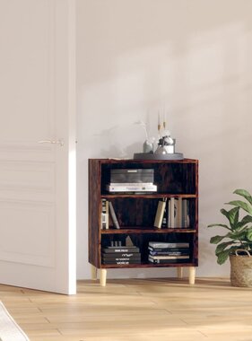 VidaXL Dressoir 57x35x70 cm bewerkt hout gerookt eikenkleurig