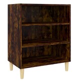 VidaXL Dressoir 57x35x70 cm bewerkt hout gerookt eikenkleurig