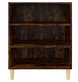 VidaXL Dressoir 57x35x70 cm bewerkt hout gerookt eikenkleurig