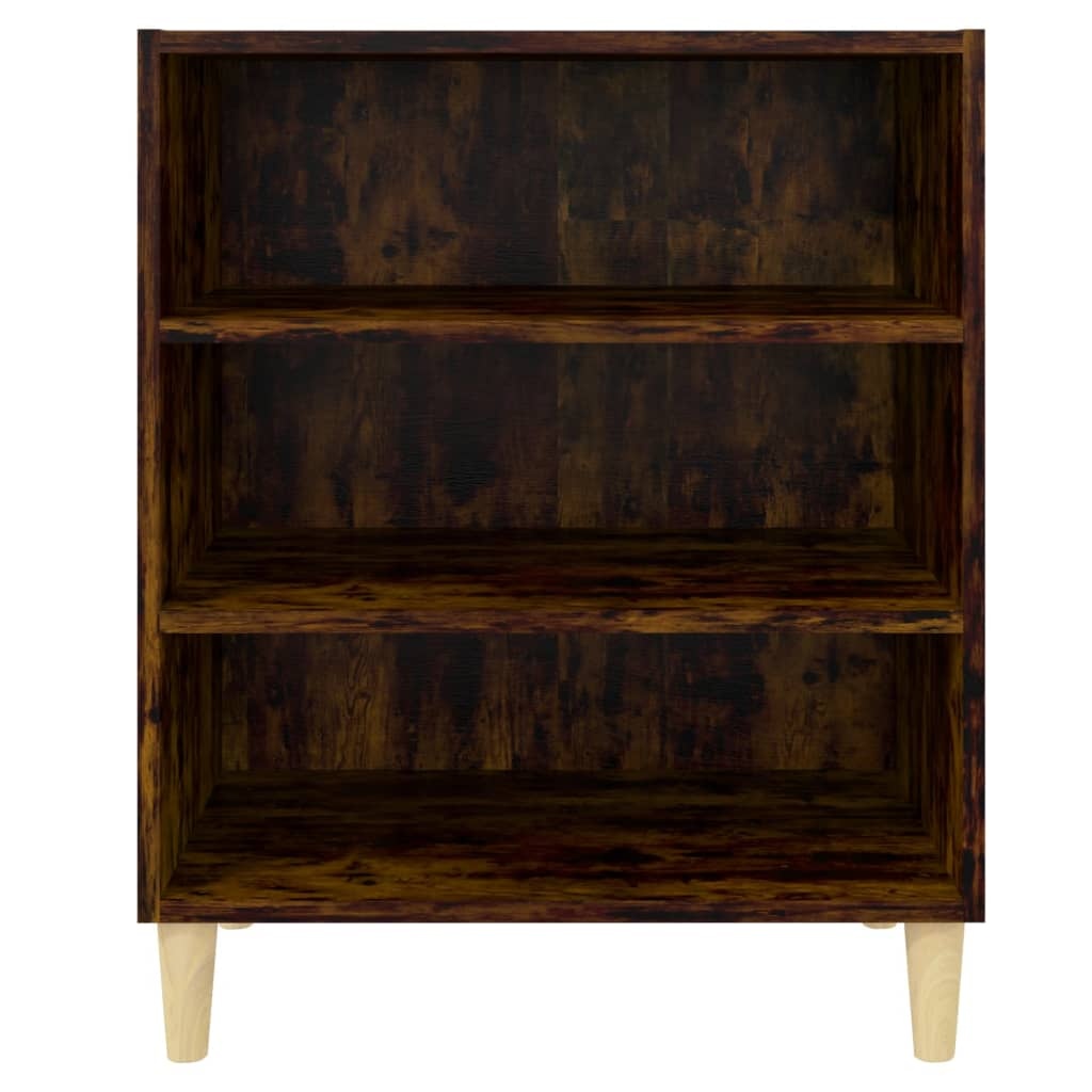 VidaXL Dressoir 57x35x70 cm bewerkt hout gerookt eikenkleurig
