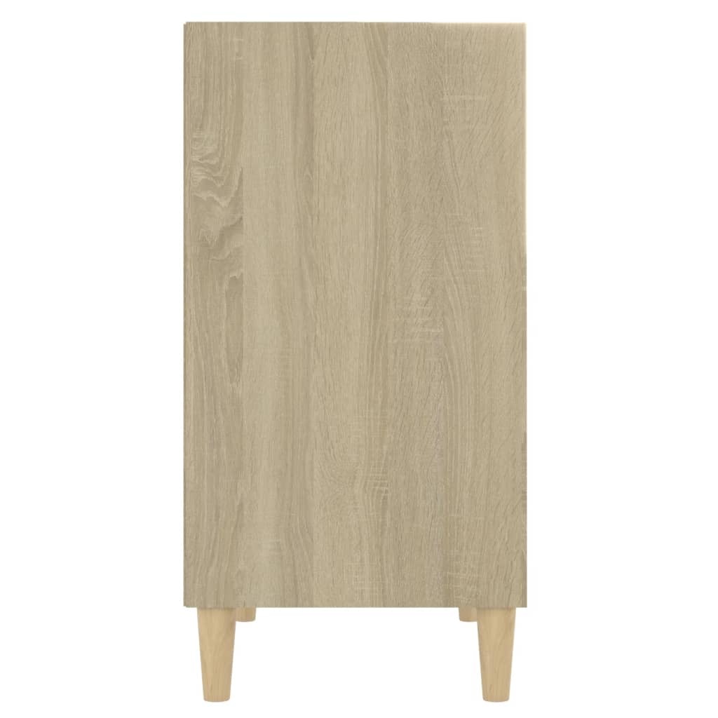 VidaXL Dressoir 57x35x70 cm bewerkt hout sonoma eikenkleurig