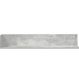 VidaXL Wandschappen 2 st 100x16,5x16,5 cm spaanplaat betongrijs