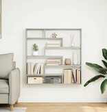 VidaXL Wandschap kubus 7 vakken bewerkt hout grijs sonoma eikenkleurig