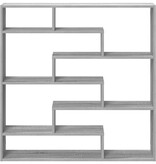 VidaXL Wandschap kubus 7 vakken bewerkt hout grijs sonoma eikenkleurig