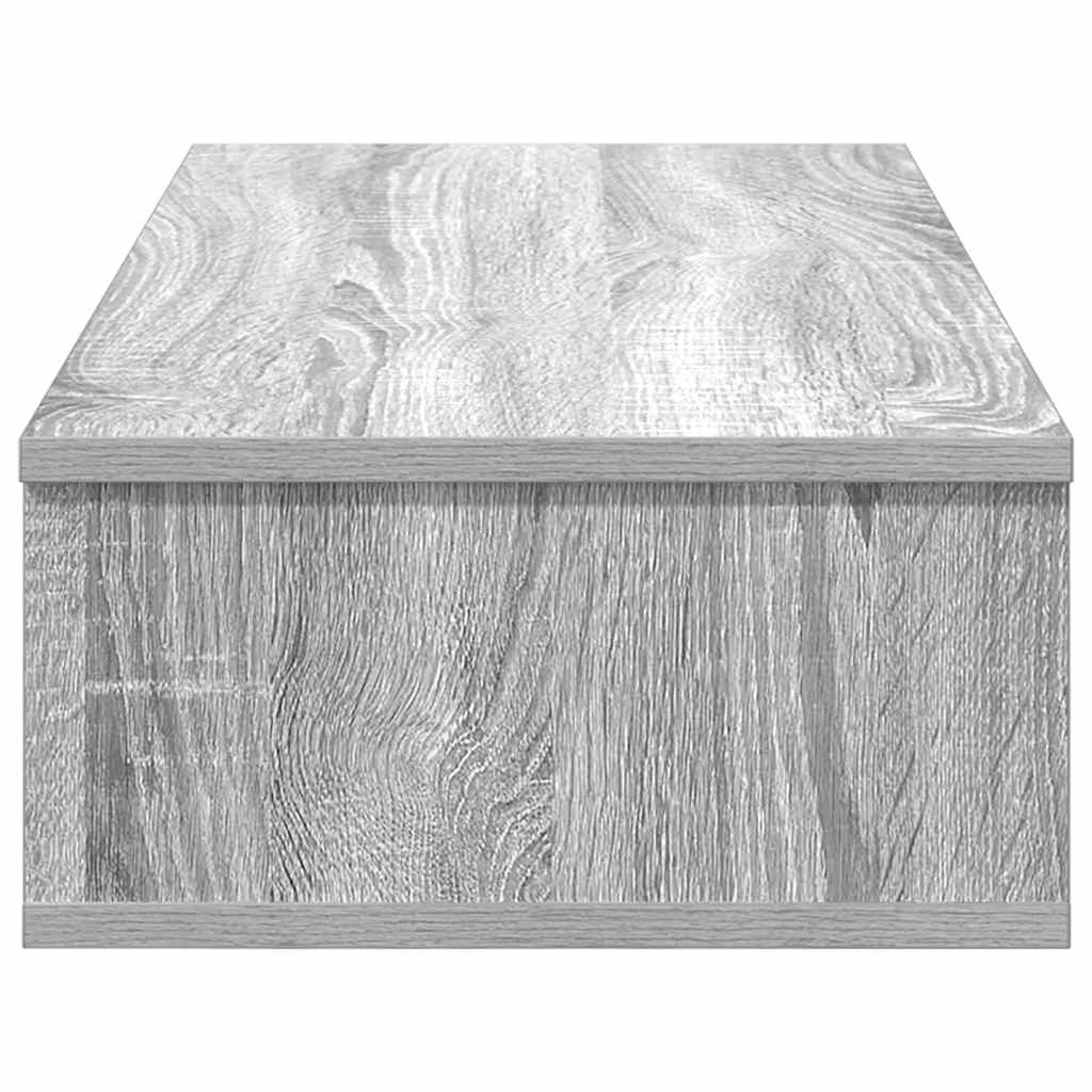 VidaXL Wandschap met lades 80x31x17 cm bewerkt hout grijs sonoma eiken
