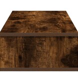VidaXL Wandschap met lades 80x31x17 cm bewerkt hout gerookt eikenkleur