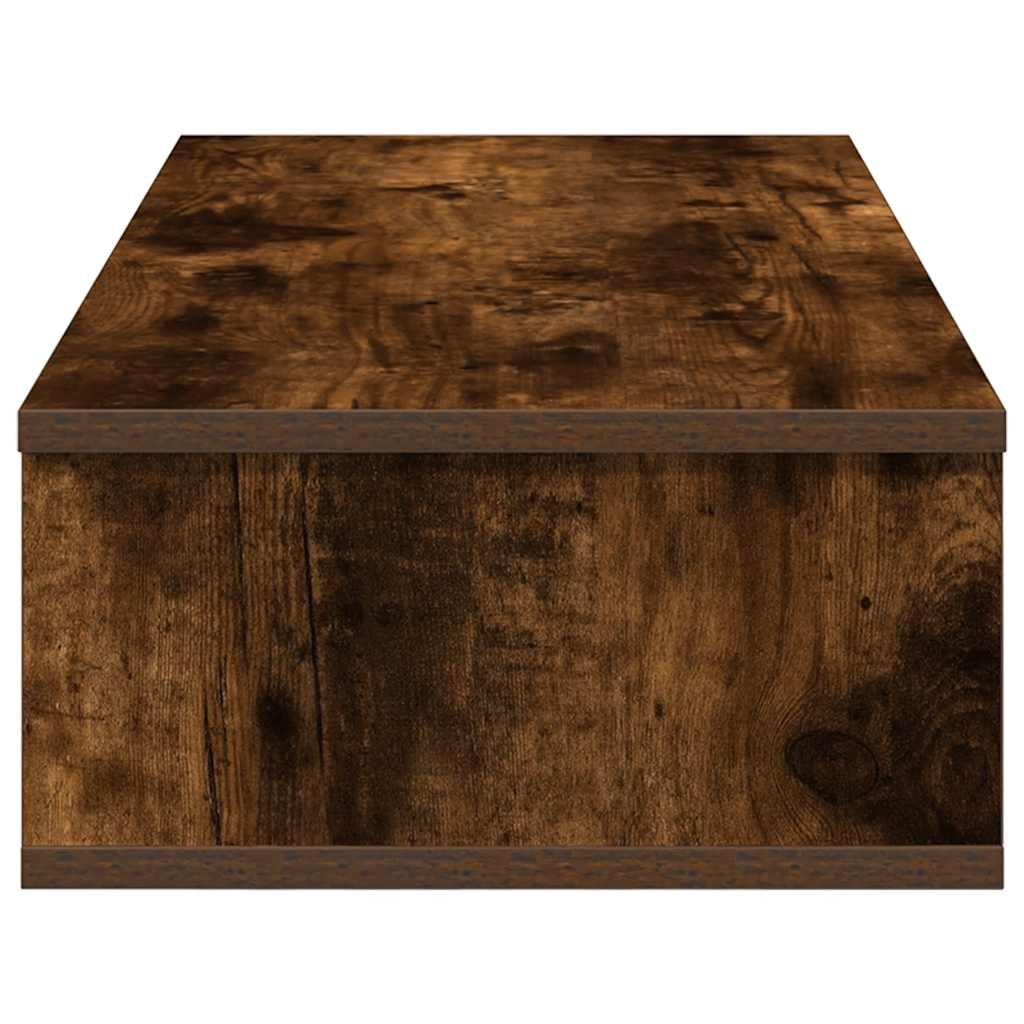 VidaXL Wandschap met lades 80x31x17 cm bewerkt hout gerookt eikenkleur
