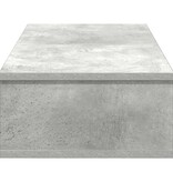 VidaXL Wandschap met lades 80x31x17 cm bewerkt hout betongrijs