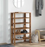 VidaXL Schoenenrek 61x32x105 cm bewerkt hout oud houtkleurig