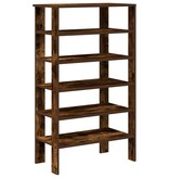 VidaXL Schoenenrek 61x32x105 cm bewerkt hout gerookt eikenkleurig