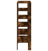 VidaXL Schoenenrek 61x32x105 cm bewerkt hout gerookt eikenkleurig