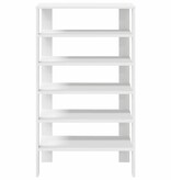VidaXL Schoenenrek 61x32x105 cm bewerkt hout wit