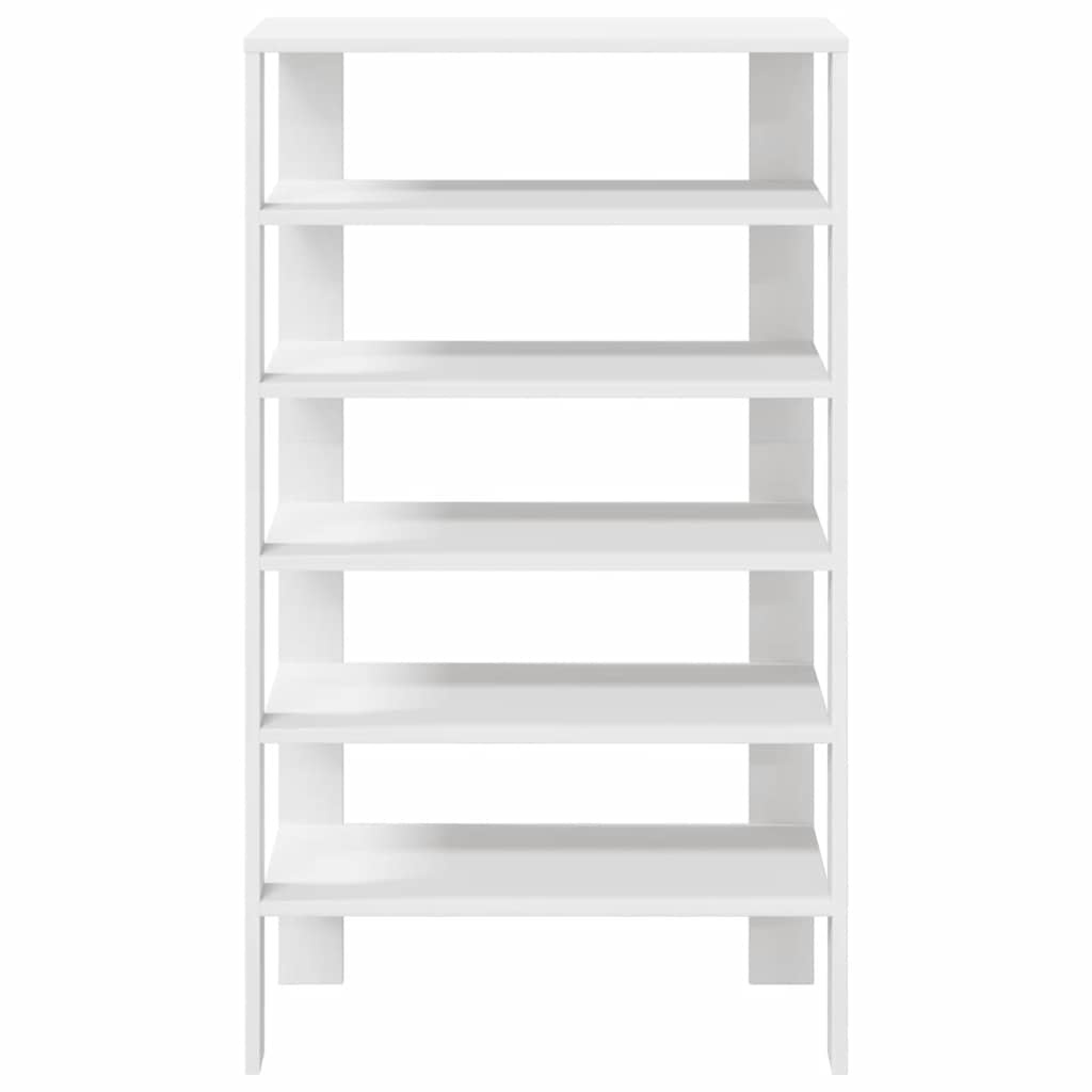 VidaXL Schoenenrek 61x32x105 cm bewerkt hout wit