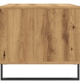 VidaXL Salontafel 90x49x45 cm bewerkt hout artisanaal eikenkleurig