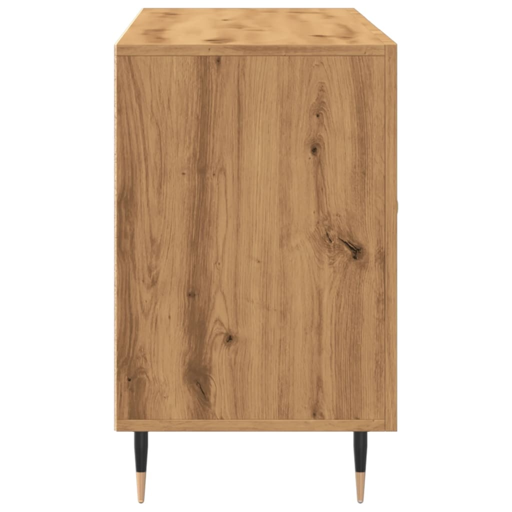 VidaXL Dressoir 100x36x60 cm bewerkt hout artisanaal eikenkleurig
