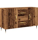 VidaXL Dressoir 100x36x60 cm bewerkt hout oud houtkleurig