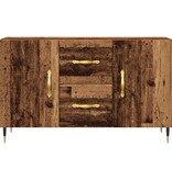 VidaXL Dressoir 100x36x60 cm bewerkt hout oud houtkleurig