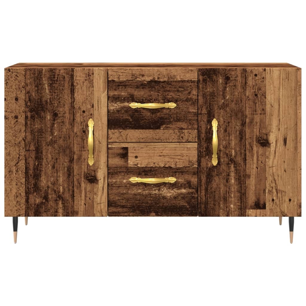 VidaXL Dressoir 100x36x60 cm bewerkt hout oud houtkleurig