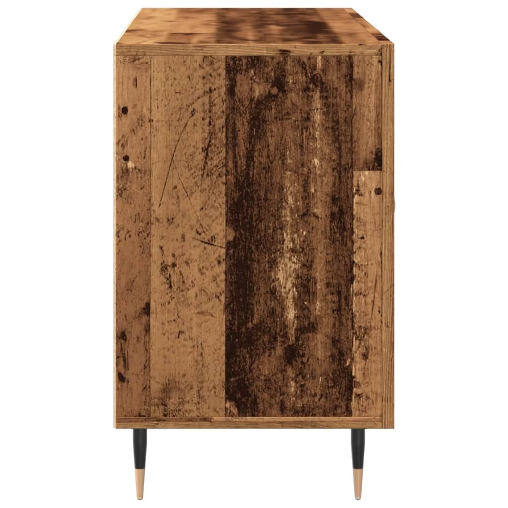 VidaXL Dressoir 100x36x60 cm bewerkt hout oud houtkleurig