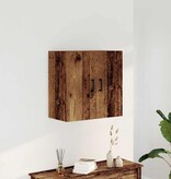 VidaXL Wandkast 60x31x60 cm bewerkt hout oud houtkleurig