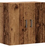 VidaXL Wandkast 60x31x60 cm bewerkt hout oud houtkleurig