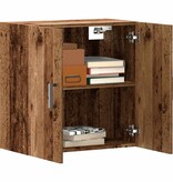 VidaXL Wandkast 60x31x60 cm bewerkt hout oud houtkleurig