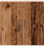 VidaXL Wandkast 60x31x60 cm bewerkt hout oud houtkleurig