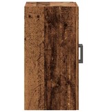 VidaXL Wandkast 60x31x60 cm bewerkt hout oud houtkleurig