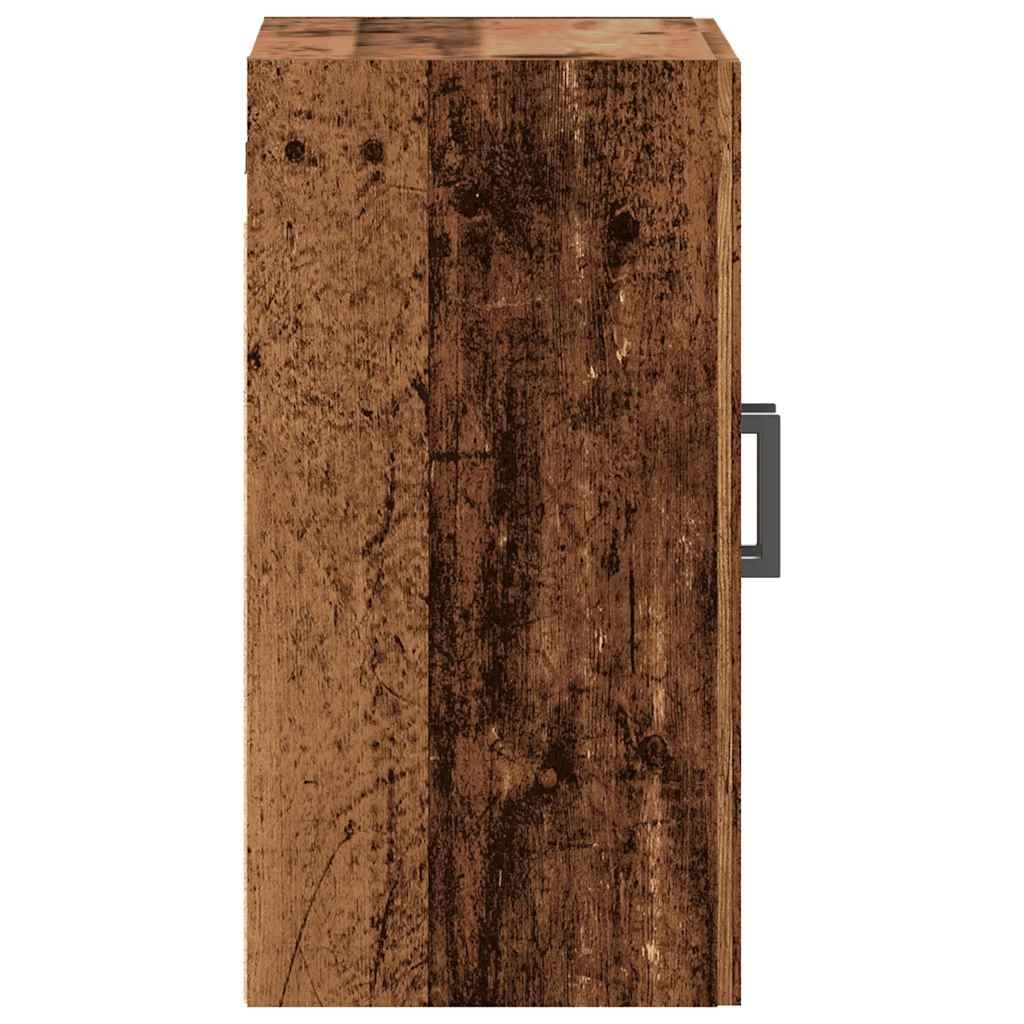 VidaXL Wandkast 60x31x60 cm bewerkt hout oud houtkleurig