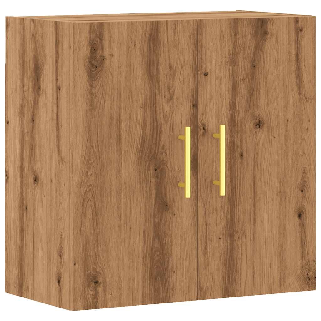 VidaXL Wandkast 60x31x60 cm bewerkt hout artisanaal eikenkleurig