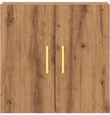 VidaXL Wandkast 60x31x60 cm bewerkt hout artisanaal eikenkleurig