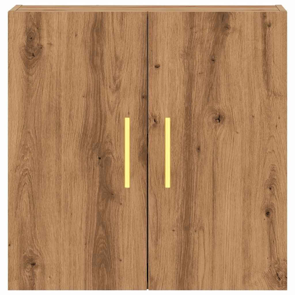 VidaXL Wandkast 60x31x60 cm bewerkt hout artisanaal eikenkleurig