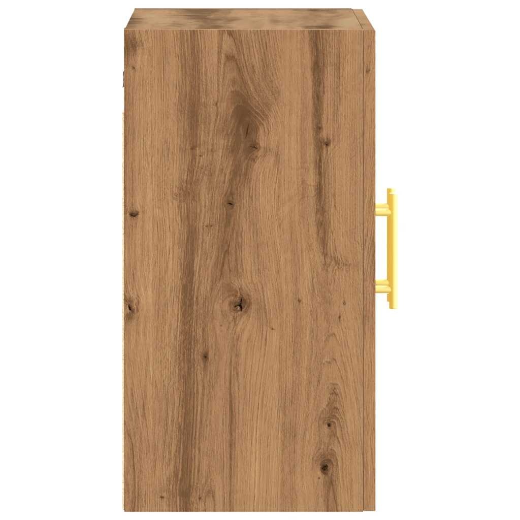 VidaXL Wandkast 60x31x60 cm bewerkt hout artisanaal eikenkleurig