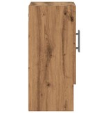 VidaXL Wandkast 60x31x70 cm bewerkt hout artisanaal eikenkleur