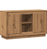 VidaXL Dressoir 102x35x60 cm bewerkt hout artisanaal eikenkleurig