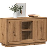 VidaXL Dressoir 102x35x60 cm bewerkt hout artisanaal eikenkleurig