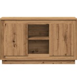VidaXL Dressoir 102x35x60 cm bewerkt hout artisanaal eikenkleurig
