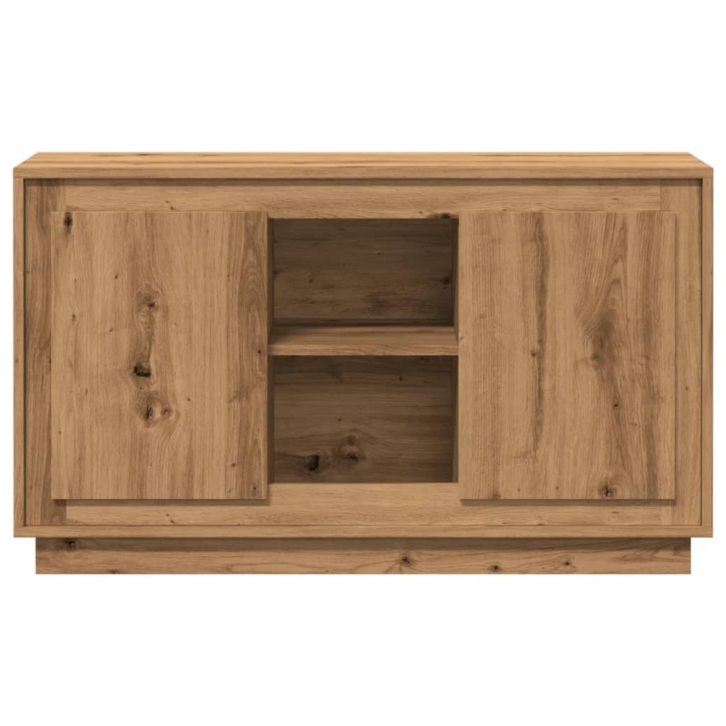 VidaXL Dressoir 102x35x60 cm bewerkt hout artisanaal eikenkleurig