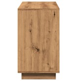 VidaXL Dressoir 102x35x60 cm bewerkt hout artisanaal eikenkleurig