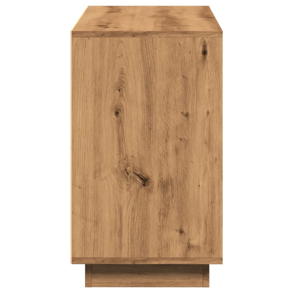 VidaXL Dressoir 102x35x60 cm bewerkt hout artisanaal eikenkleurig