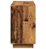 VidaXL Dressoir 102x35x60 cm bewerkt hout oud houtkleurig